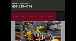 Desktop Screenshot of phoenixgenhydraulics.com