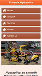 Mobile Screenshot of phoenixgenhydraulics.com